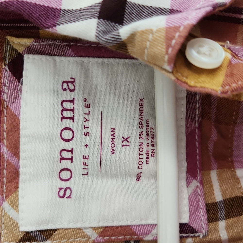 Plaid Button Down - image 2